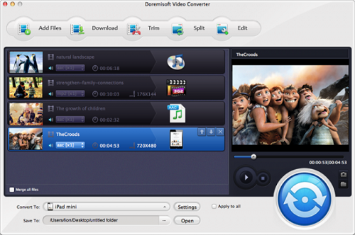 Doremisoft Video Converter 5.2.1 (Mac OS X)