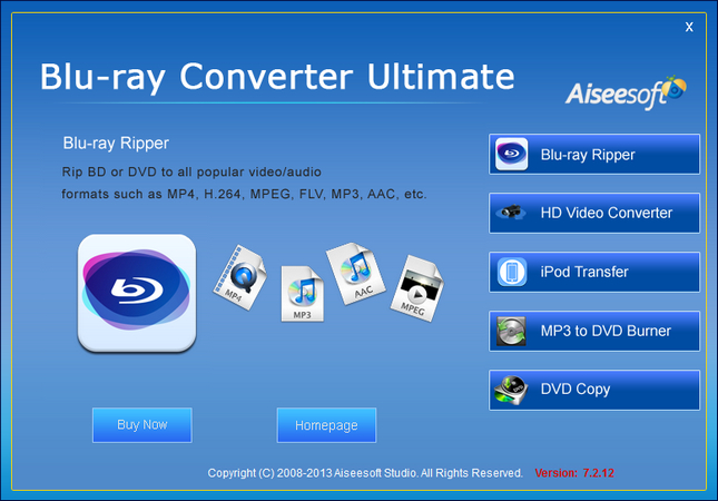 Aiseesoft Blu-ray Converter Ultimate 7.2.12