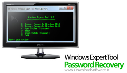 Windows Expert Tool Password Recovery