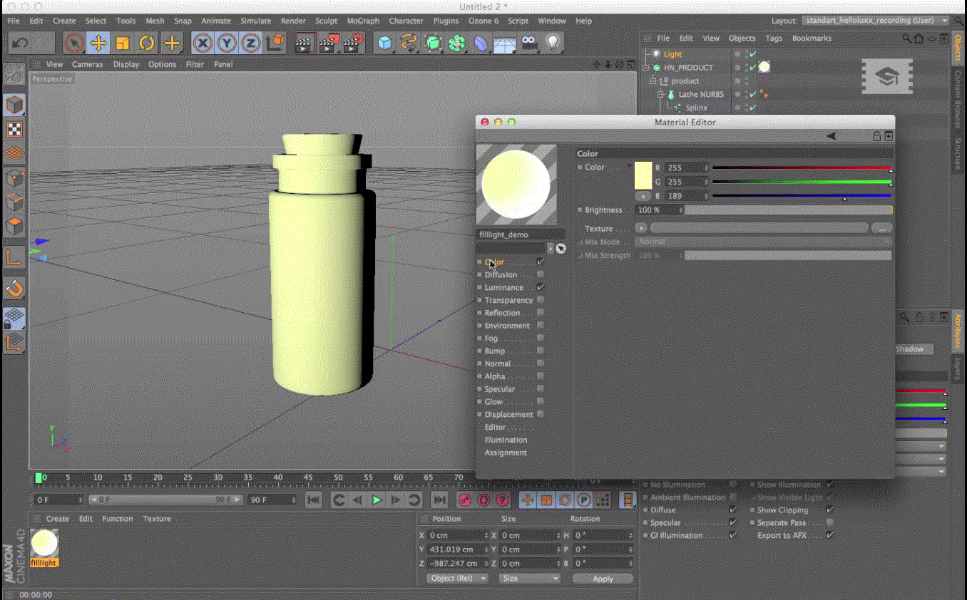 Crafting Product Shots in Cinema4D