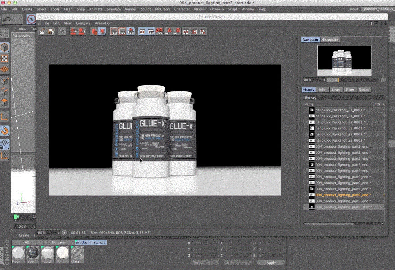 Crafting Product Shots in Cinema4D