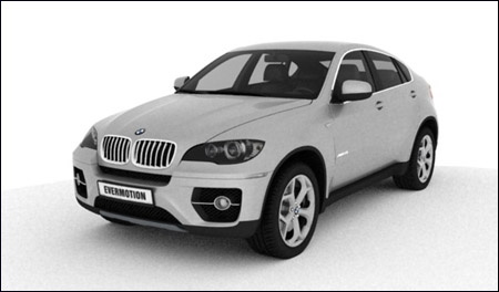 3D Model BMW X6 (V-Ray)