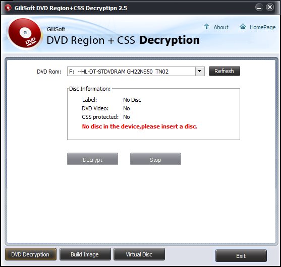 GiliSoft DVD CSS Decryption 2.6