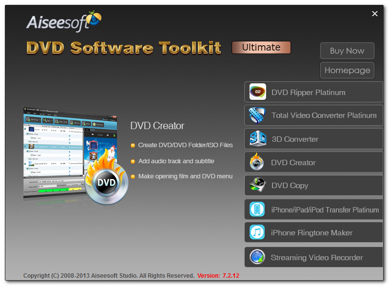 Aiseesoft DVD Software Toolkit Ultimate 7.2.12 Multilingual