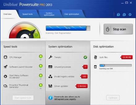 Uniblue PowerSuite Pro 2013 4.1.2.1 Multilingual