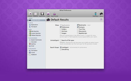 Alfred 2.0.6 (Mac OS X)