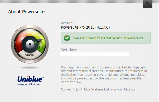 Uniblue PowerSuite Pro 2013 4.1.7.0 Multilingual