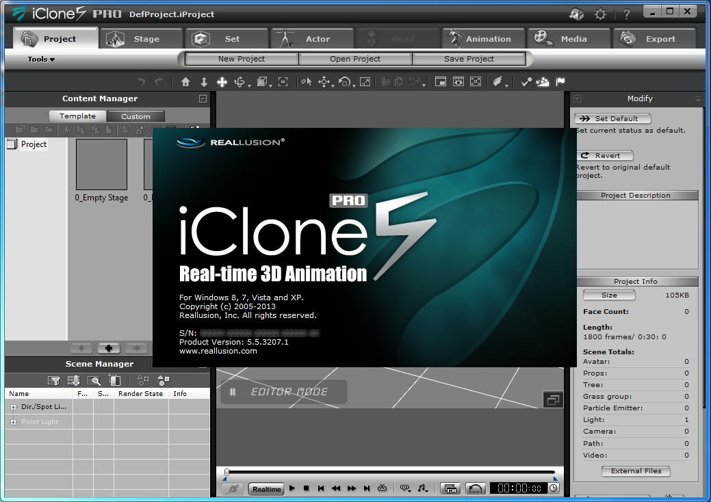 Reallusion iClone 5.5 Pro with Resource Pack