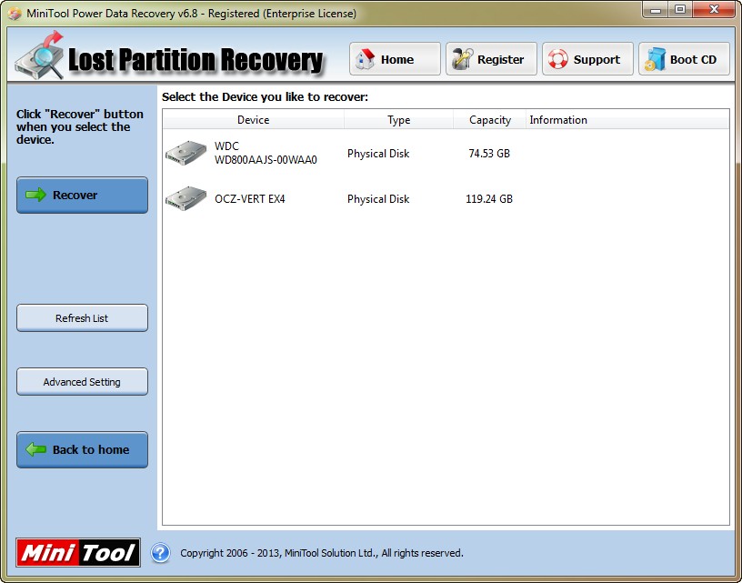 MiniTool Power Data Recovery 6.8.0.0 Technician Portable