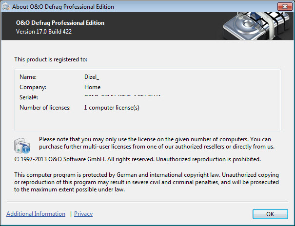 O&O Defrag Professional 17.0.422 (x86/x64)