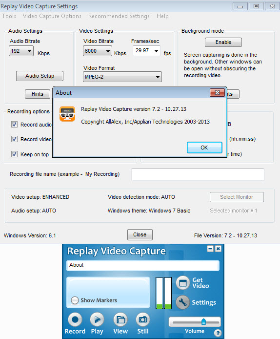 Replay Video Capture 7.2 Build 10.27.13 + Portable