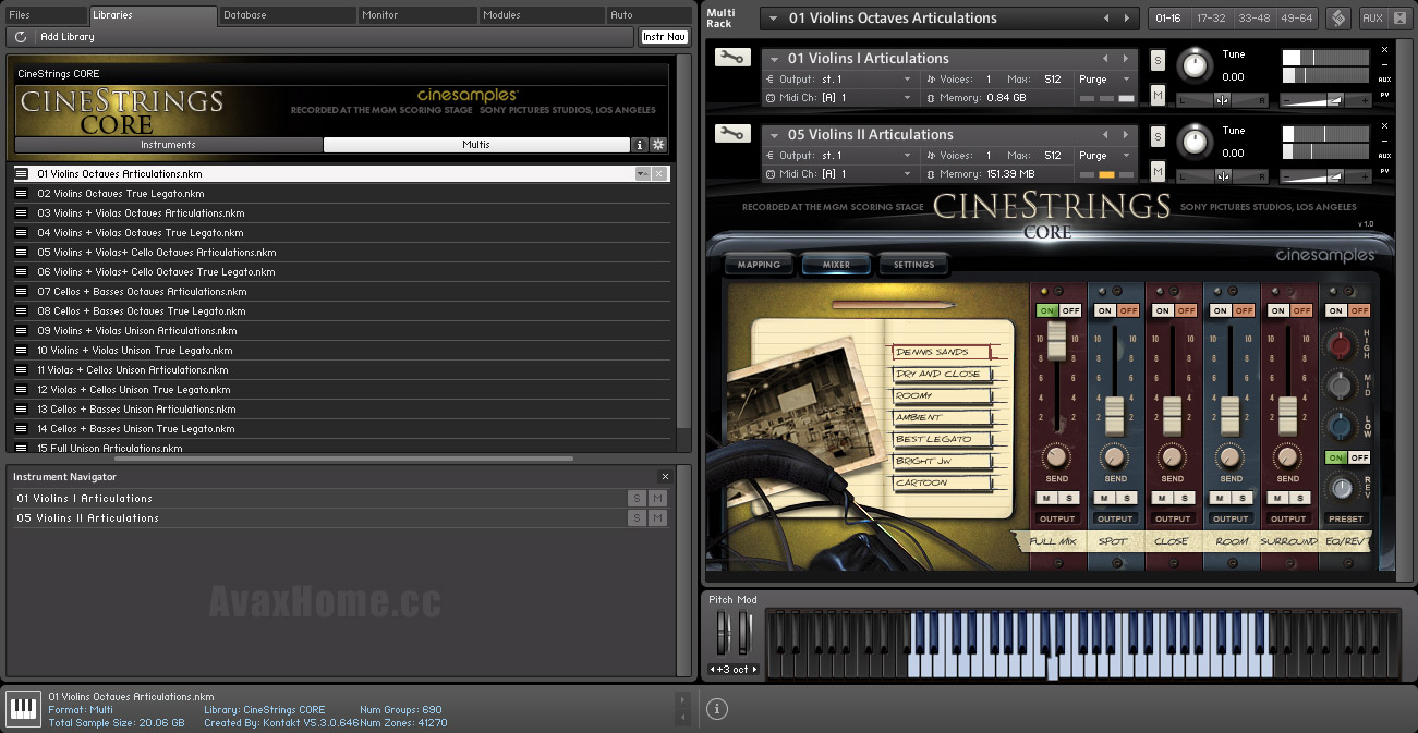 CineSamplеs CineStrings CORE KONTAKT