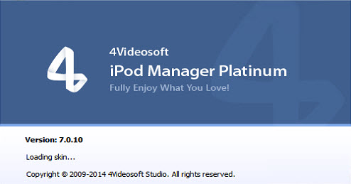 4Videosoft iPod Manager Platinum 7.0.10.22262