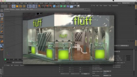 3dfluff - Cinema 4D R15 Architectural Interiors