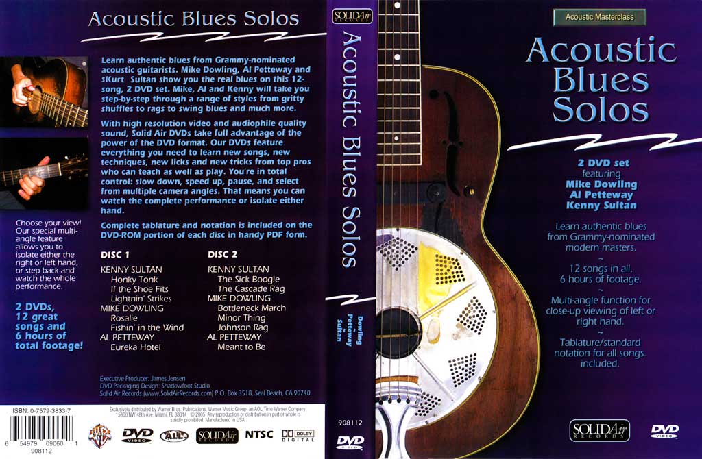 Solid Air - Acoustic Masterclass Series - Acoustic Blues Solos - 2xDVD (2005)