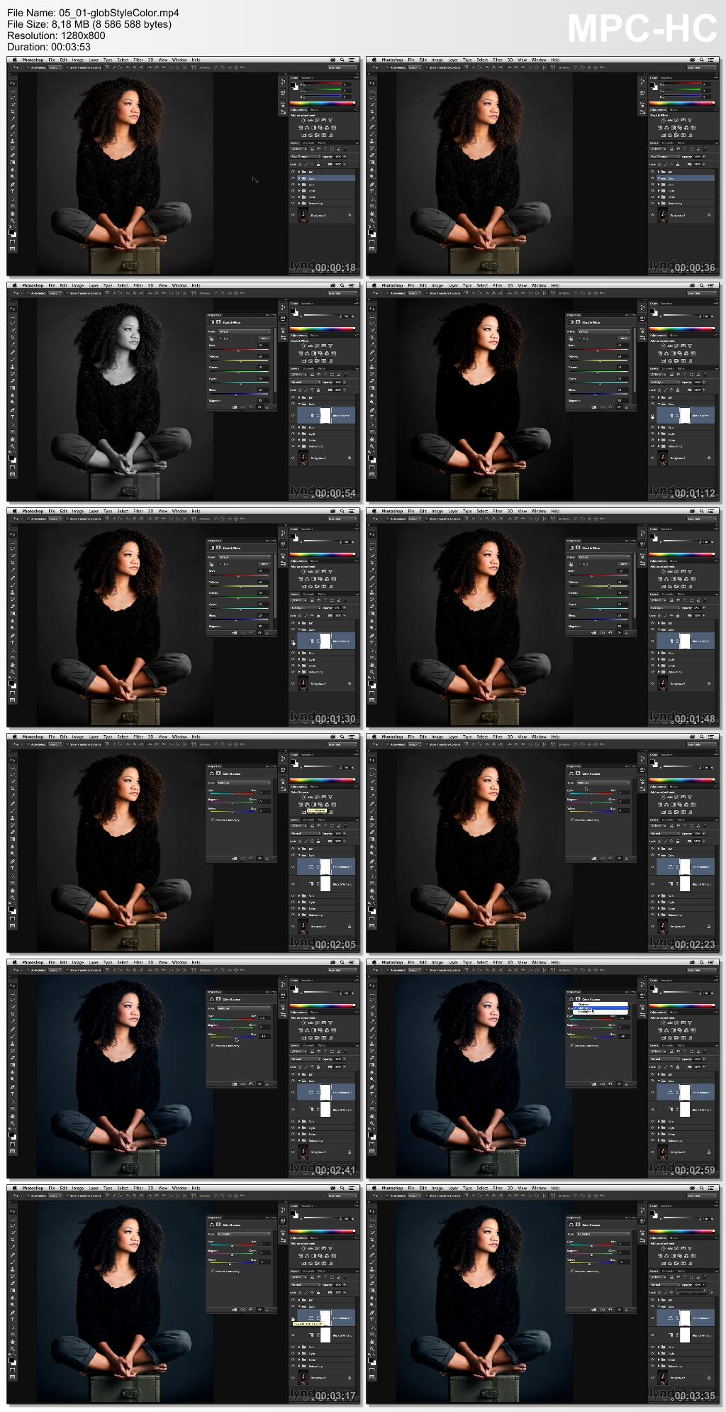 Lynda - Portrait Project: Retouching a Studio Portrait