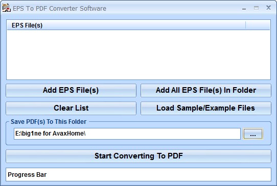 EPS To PDF Converter Software 7.0