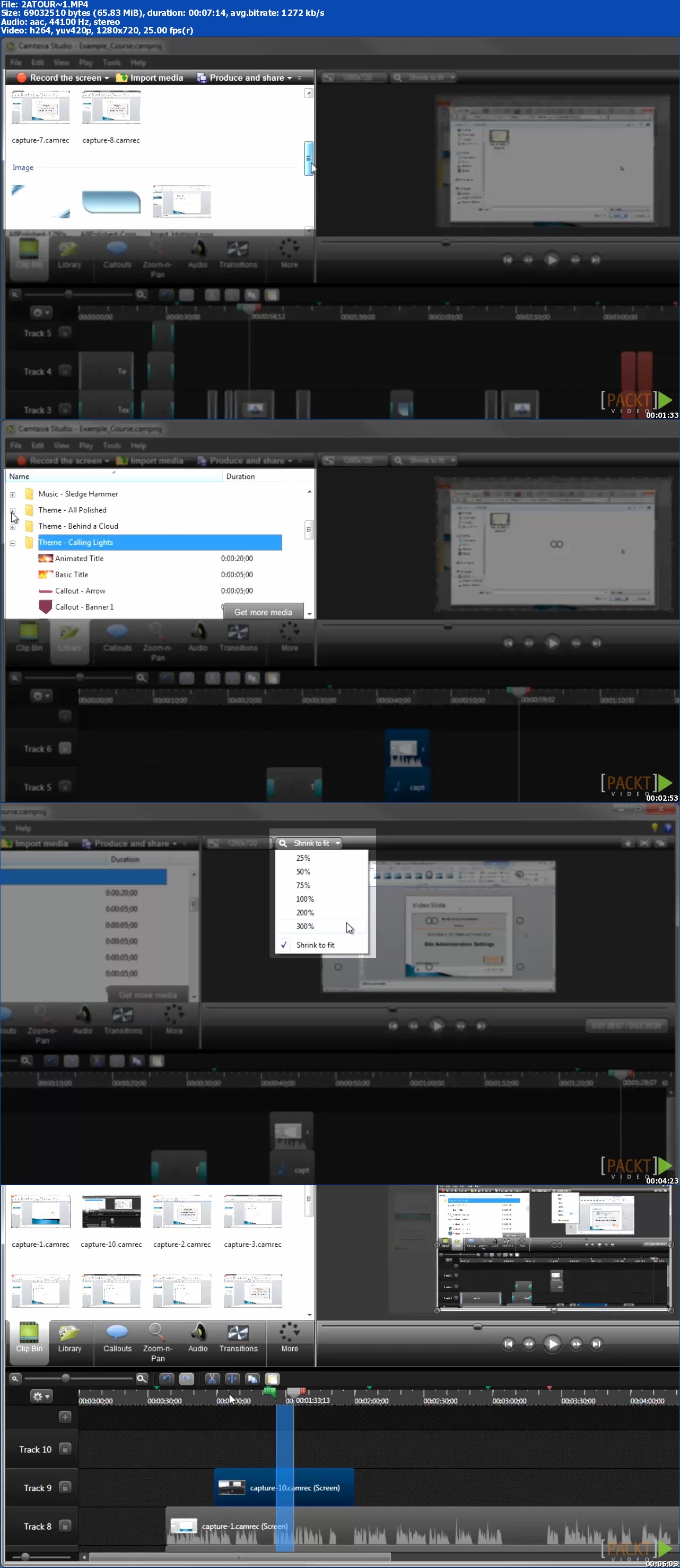 Packtpub - Building An E-learning Course With Camtasia Studio 8