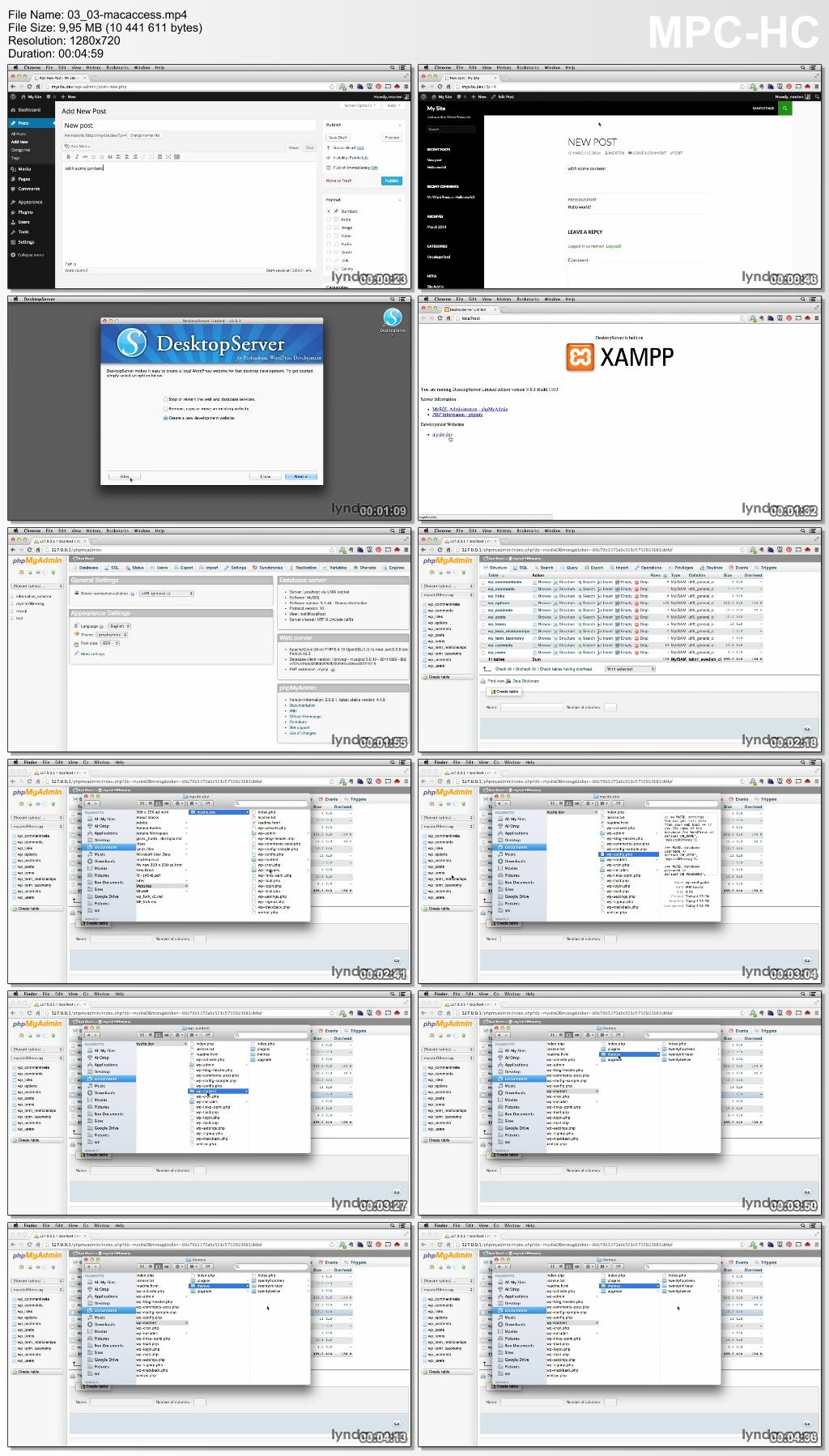 Lynda - Installing and Running WordPress: DesktopServer
