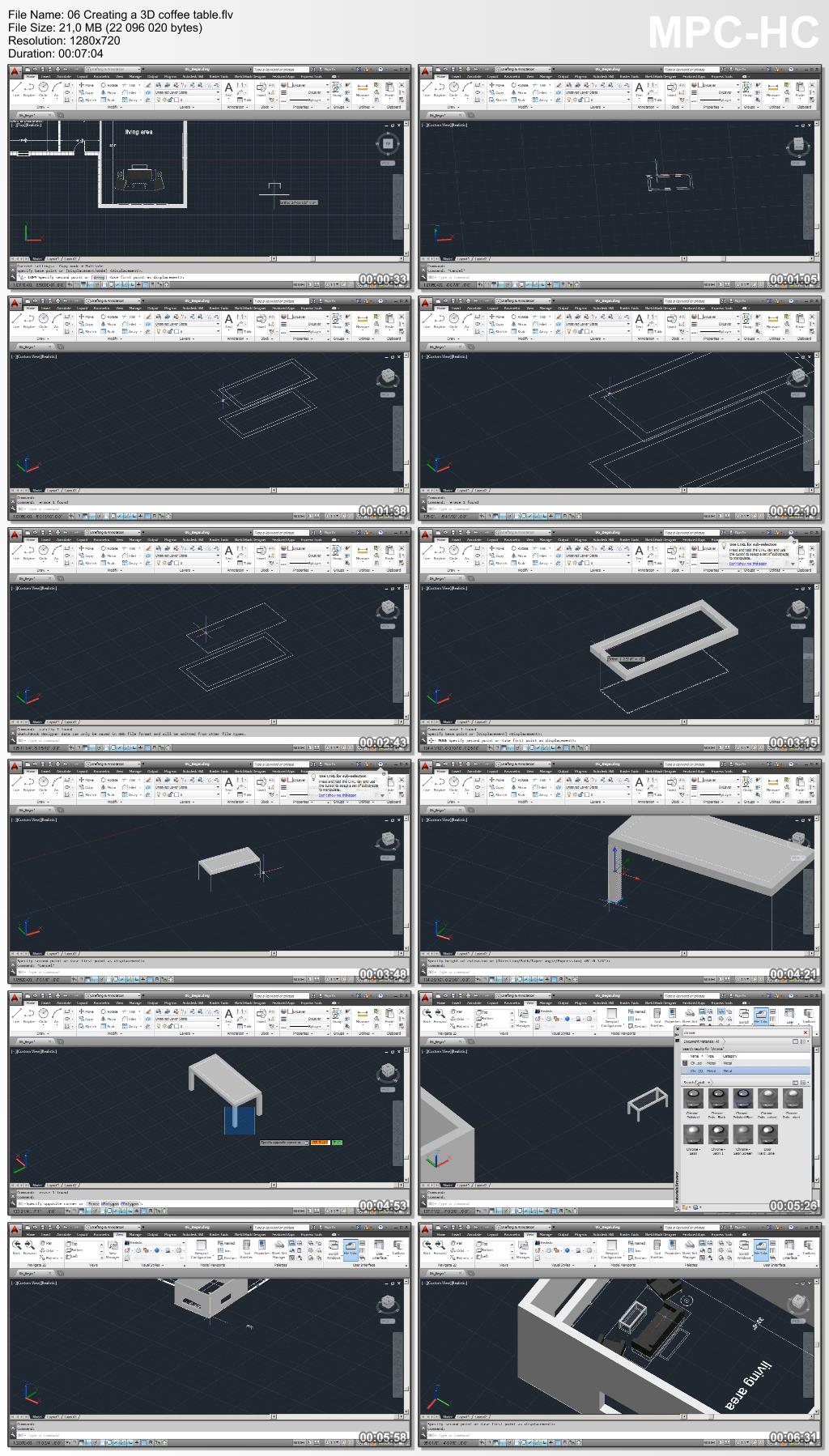 Dixxl Tuxxs - Creating a 3D Furniture Layout in AutoCAD