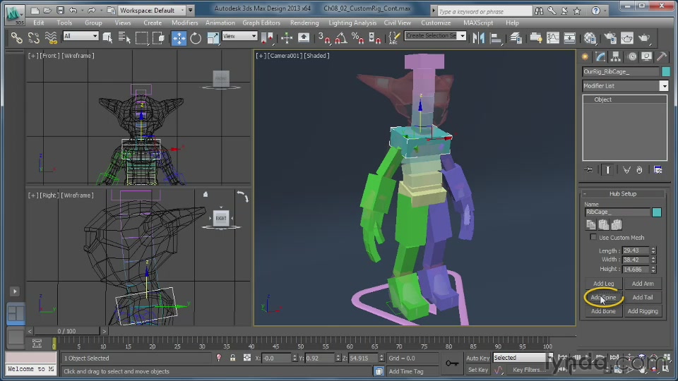 Getting Started with CAT Rigging Tools in 3ds Max