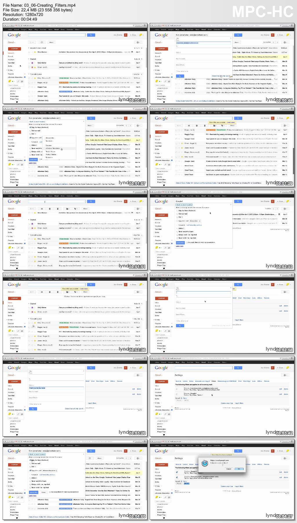 Lynda - Gmail Essential Training (Updated May 16, 2014)