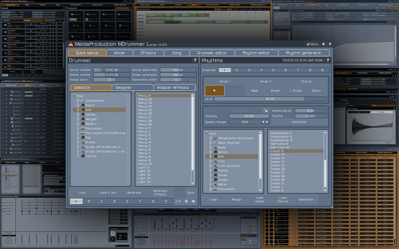 MeldaProduction MDrummer Large 5.00 WIN OSX