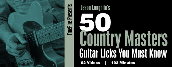 Truefire – Jason Loughlin’s 50 Country Masters Licks You Must Know (2013)