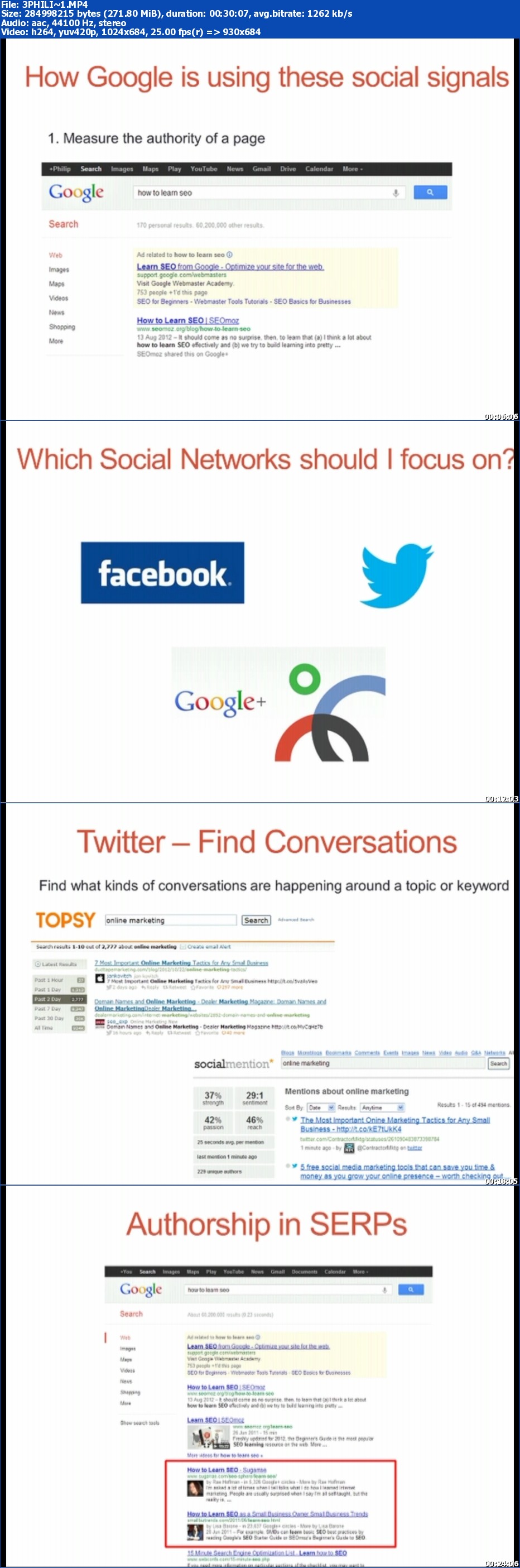 FT Press - Search Engine Optimization: Social Signals and Their Impact on SEO (Streaming Video)