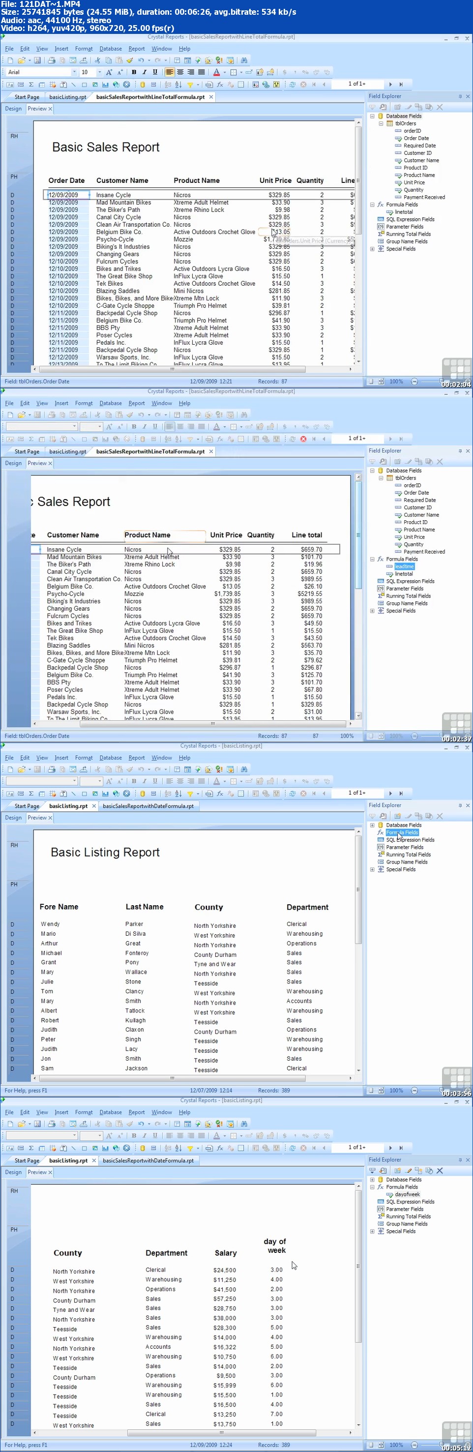 InfiniteSkills - Crystal Reports 2008 Fundamentals