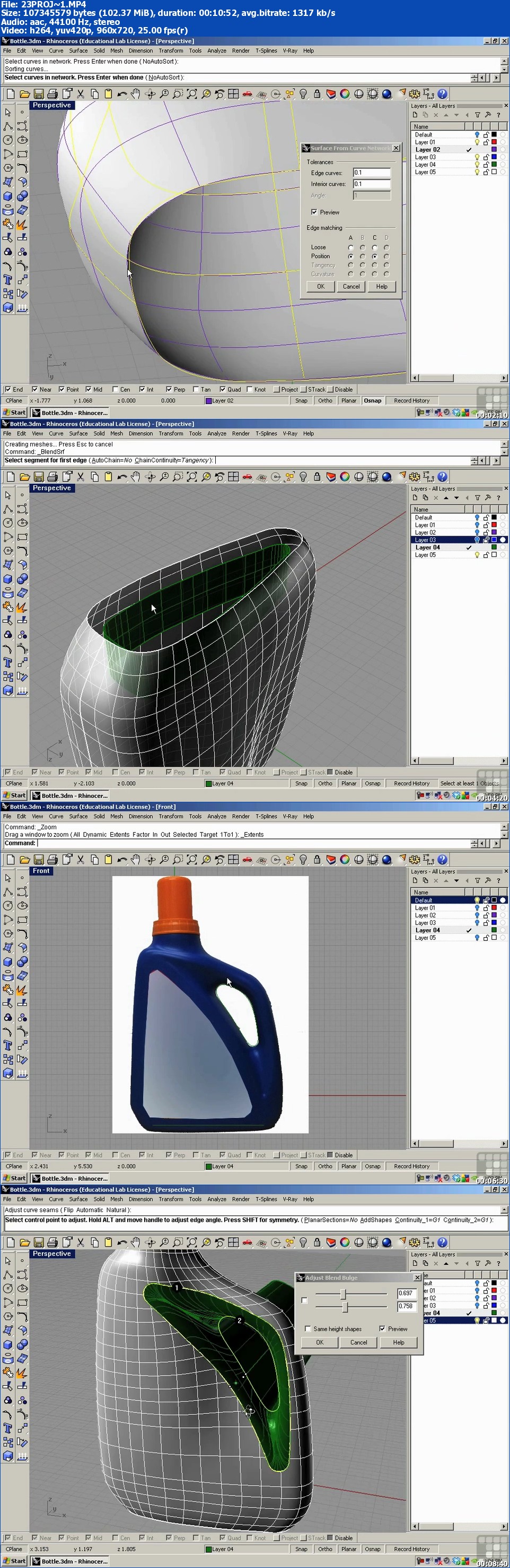 InfiniteSkills - Learning RHINO 4 Advanced Rhino Techniques (Repost)