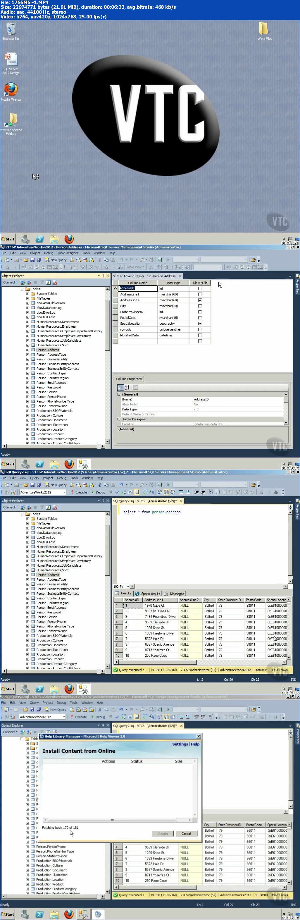 VTC - Designing Database Solutions for Microsoft SQL Server 2012 (70-465)