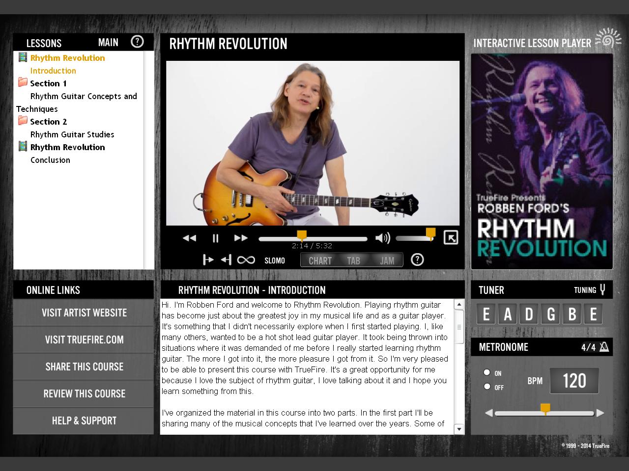 Truefire - Robben Ford's Rhythm Revolution (2014)