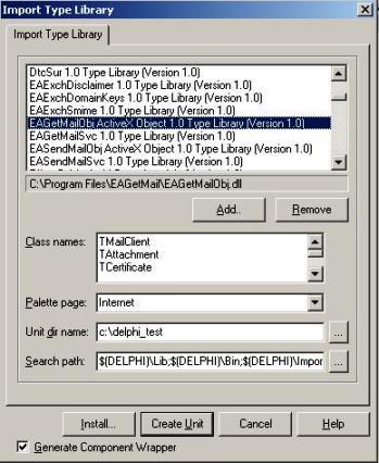 AdminSystem EAGetMail POP3 and IMAP4 Component 4.5.0.1