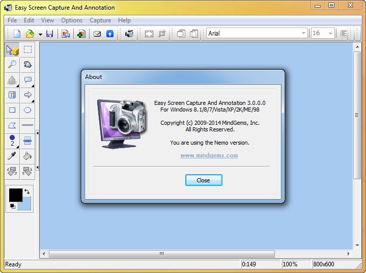 Mindgems Easy Screen Capture and Annotation 3.0