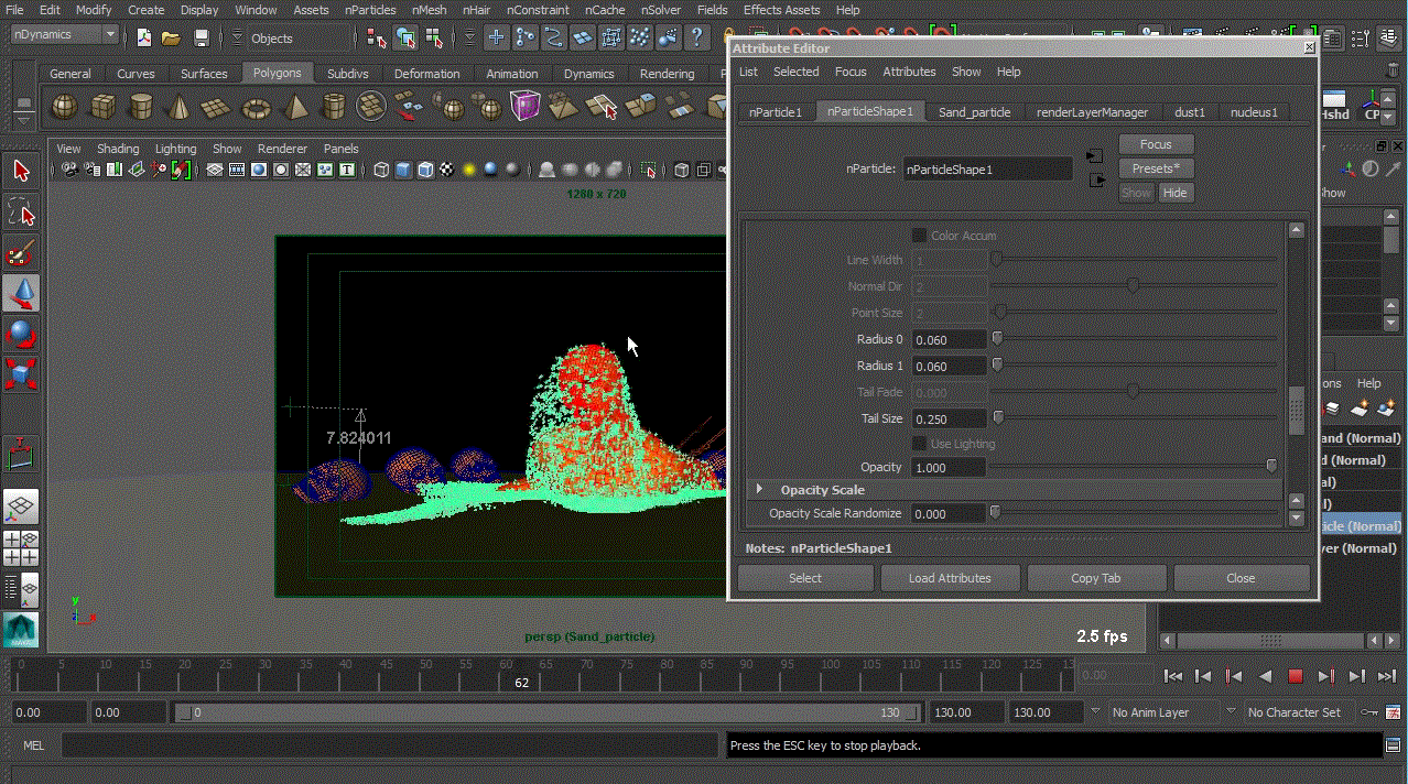 Simulating Sandman Effects in Maya