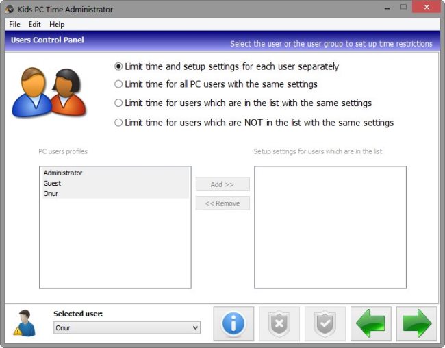 Kids PC Time Administrator 6.1.5.4