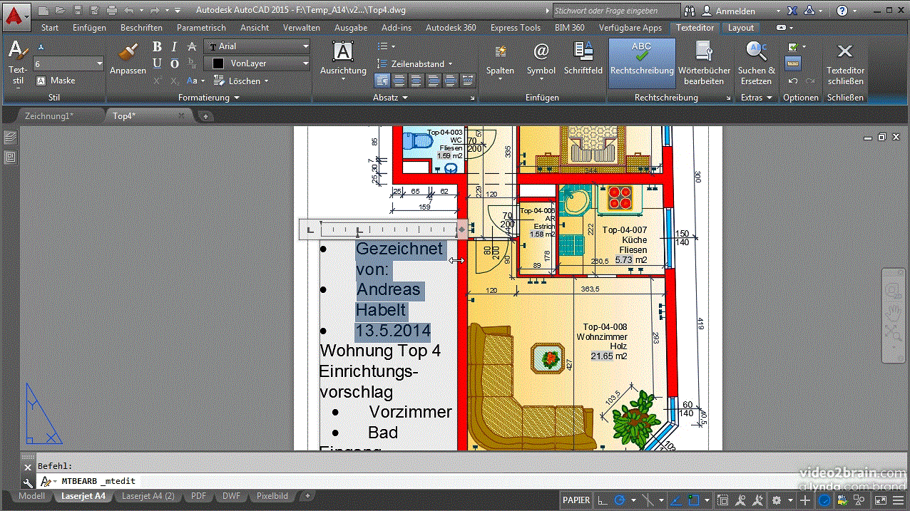  Neu in AutoCAD 2015 Alle neuen Funktionen sehen und verstehen