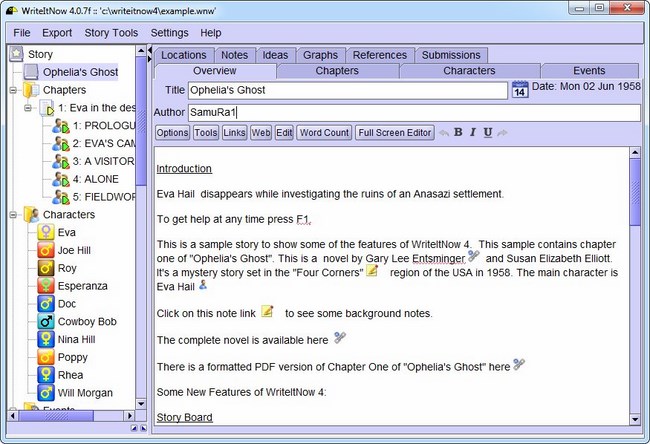 WriteItNow Writing Software 4.0.7.0f