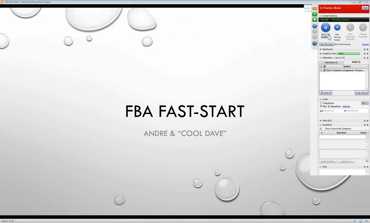 Andre Chaperon & Dave Tropeano - Amazon FBA Fast-Track & Beyond Webinar