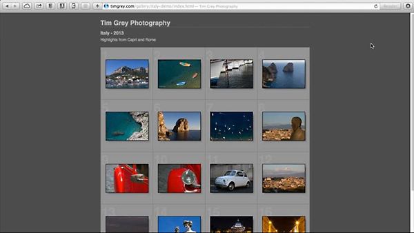 Lynda - Lightroom 5: 06 Creating Web Galleries