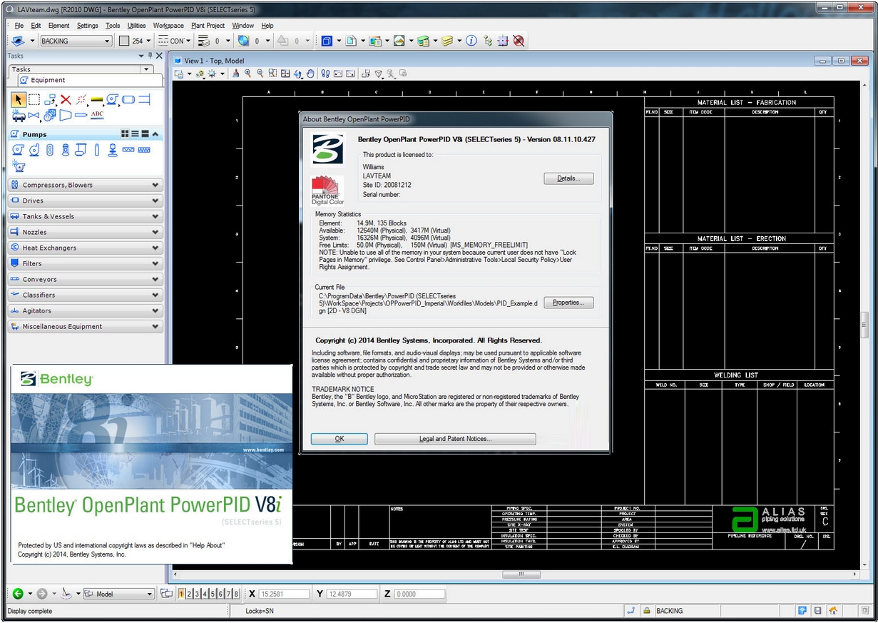 Bentley OpenPlant PowerPID V8i (SELECTSeries 5) 08.11.10.427