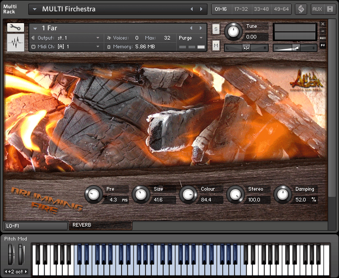 Atom Hub Drumming Fire KONTAKT