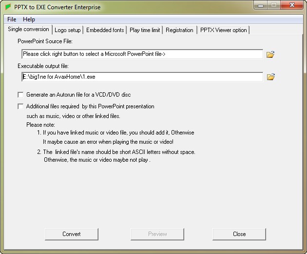 VaySoft PPTX to EXE Converter Enterprise 5.25