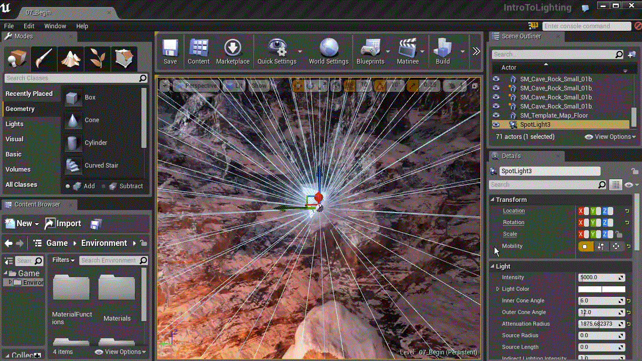 Introduction to Lighting in Unreal Engine 4
