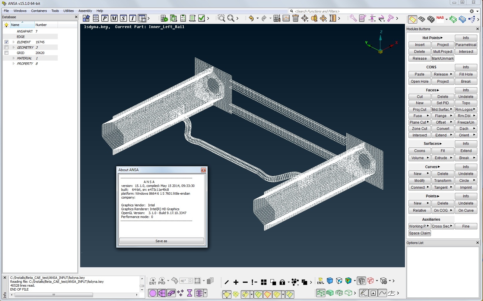 BETA CAE Systems 15.1.0 Tutorials