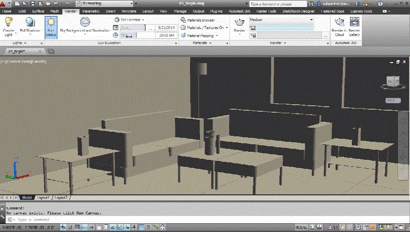 Your First Day Rendering in AutoCAD
