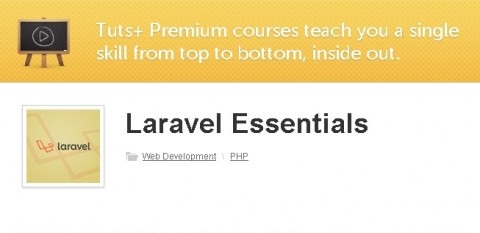 tutsplus - Laravel Essentials