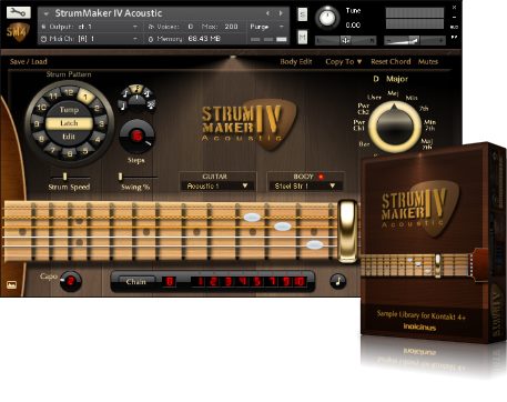 Indiginus StrumMaker IV Acoustic Guitar v1.4 KONTAKT