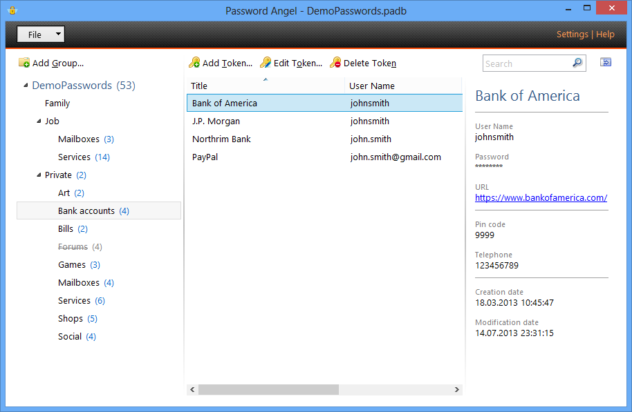 Maxidix Password Angel 13.7.14 Build 675